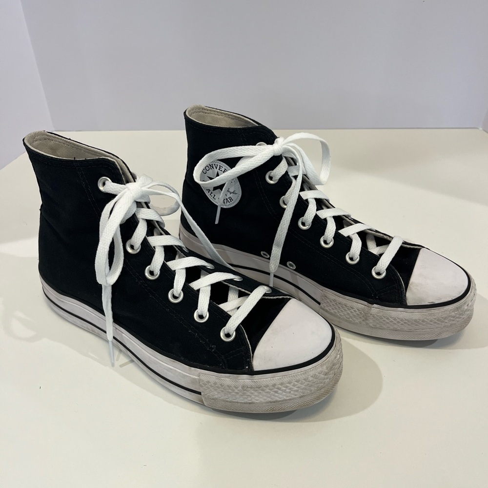 Converse Chuck Taylor All Star Lift Platform Canvas High Top Shoes | Women’s 9 - Picture 2 of 14